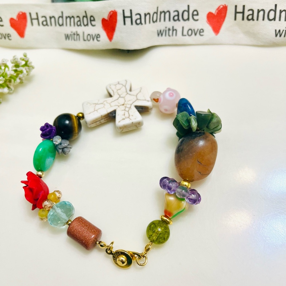 Charmed Multicolor Beaded Bracelet